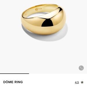 Mejuri Dome Ring size 8